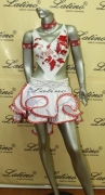 LATIN SALSA COMPETITION DRESS LDW (LT433) only on sale on latinodancewears.com