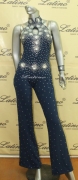 LATIN SALSA COMPETITION CATSUIT LDW (AB23ST) only on sale on latinodancewears.com