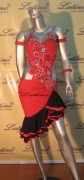 LATIN SALSA COMPETITION DRESS LDW (B232LT) only on sale on latinodancewears.com