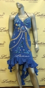 LATIN SALSA COMPETITION DRESS LDW (LS66A) only on sale on latinodancewears.com