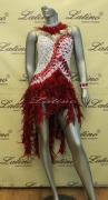 LATIN SALSA COMPETITION DRESS LDW (LS114) only on sale on latinodancewears.com