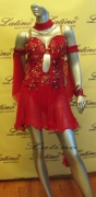 LATIN SALSA COMPETITION DRESS LDW (LT247B)