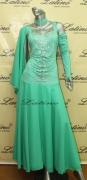 BALLROOM COMPETITION DRESS LDW (C20ST) only on sale on latinodancewears.com