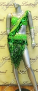 LATIN SALSA COMPETITION DRESS LDW SIZE M (LT700)