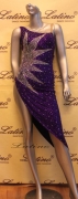 LATIN SALSA COMPETITION DRESS LDW (VL205) only on sale on latinodancewears.com