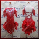 JUNIOR LATIN SALSA COMPETITION DRESS LDW (LK67)