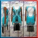 LATIN SALSA COMPETITION DRESS LDW (LT1211B)