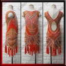 JUNIOR LATIN SALSA COMPETITION DRESS LDW (LK98)