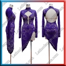 LATIN SALSA COMPETITION DRESS LDW (LS421B)