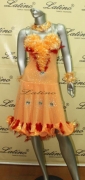 LATIN SALSA COMPETITION DRESS LDW (LS6) only on sale on latinodancewears.com
