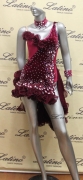 LATIN SALSA COMPETITION DRESS LDW (LT490) only on sale on latinodancewears.com