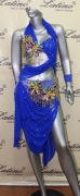 LATIN SALSA COMPETITION DRESS LDW (VL153) only on sale on latinodancewears.com