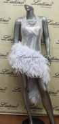 LATIN SALSA COMPETITION DRESS LDW (VL163) only on sale on latinodancewears.com