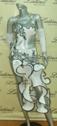 LATIN SALSA COMPETITION DRESS LDW (VL164) only on sale on latinodancewears.com