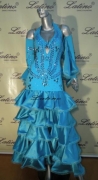 BALLROOM COMPETITION DRESS LDW (A51ST) only on sale on latinodancewears.com