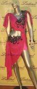 LATIN SALSA COMPETITION DRESS LDW (H68VL) only on sale on latinodancewears.com