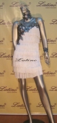 LATIN SALSA COMPETITION DRESS LDW (105VL) only on sale on latinodancewears.com