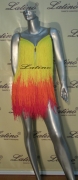 LATIN SALSA COMPETITION DRESS LDW (E140LT) only on sale on latinodancewears.com