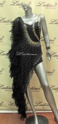 LATIN SALSA COMPETITION DRESS LDW (LT493) only on sale on latinodancewears.com