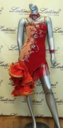 LATIN SALSA COMPETITION DRESS LDW (LS69) only on sale on latinodancewears.com