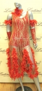LATIN SALSA COMPETITION DRESS LDW (LS140) only on sale on latinodancewears.com