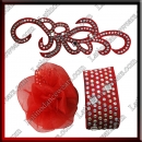 WOMAN LATIN SALSA BALLROOM SET BRACELET + HAIR ACCESSORIES (WA6)