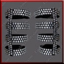 WOMAN LATIN SALSA BALLROOM ARM BANDS (BND129)