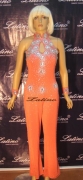 LATIN SALSA COMPETITION CATSUIT LDW (P23ST) only on sale on latinodancewears.com