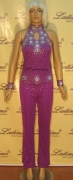 LATIN SALSA COMPETITION CATSUIT LDW (W23ST) only on sale on latinodancewears.com