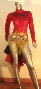 LATIN SALSA COMPETITION DRESS LDW (LT156)