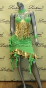 LATIN SALSA COMPETITION DRESS LDW SIZE M (LS111)