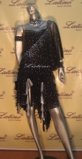 LATIN SALSA COMPETITION DRESS LDW (C248LT) only on sale on latinodancewears.com