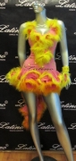 LATIN SALSA COMPETITION DRESS LDW (LS50) only on sale on latinodancewears.com