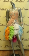 LATIN SALSA COMPETITION DRESS LDW (LS126) only on sale on latinodancewears.com