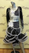 LATIN SALSA COMPETITION DRESS LDW (LS142) only on sale on latinodancewears.com