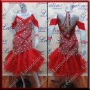 LATIN SALSA COMPETITION DRESS LDW SIZE M (VL572)