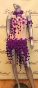 LATIN SALSA COMPETITION DRESS LDW (LS155) only on sale on latinodancewears.com