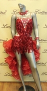 LATIN SALSA COMPETITION DRESS LDW (LS162) only on sale on latinodancewears.com