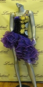 LATIN SALSA COMPETITION DRESS LDW (LT655) only on sale on latinodancewears.com