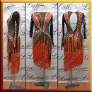 LATIN SALSA COMPETITION DRESS LDW SIZE M (LT3032)